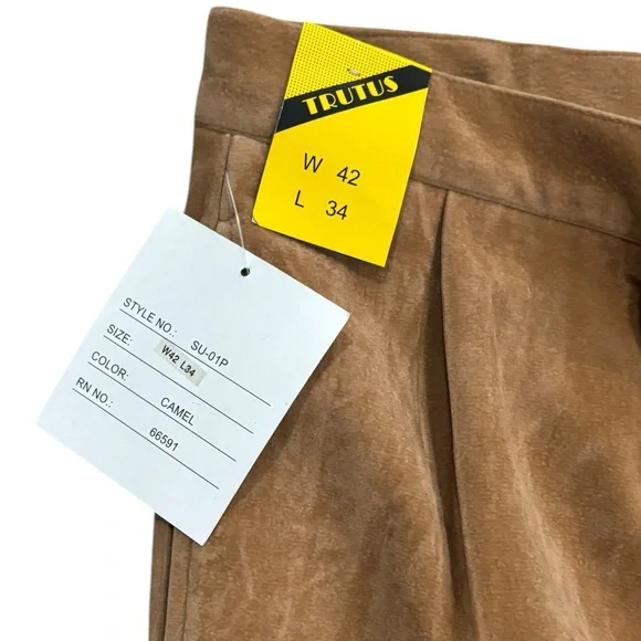 NWT Men’s Trutus Biancarfa by Monobak Caramel Long -size 42W 34L